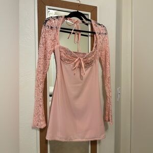 Babyboo Fashion Jacinta Mini Blush Dress